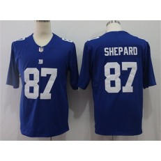 New York Giants #87 Sterling Shepard Royal Vapor Untouchable Limited Nike NFL Men Jersey