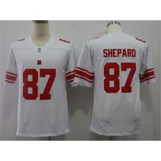 New York Giants #87 Sterling Shepard White Vapor Untouchable Limited Nike NFL Men Jersey