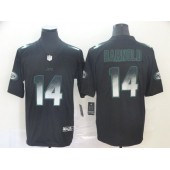New York Jets #14 Sam Darnold Black Arch Smoke Vapor Untouchable Limited Nike NFL Men Jersey