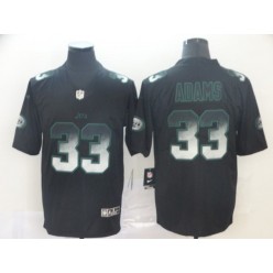 New York Jets #33 Jamal Adams Black Arch Smoke Vapor Untouchable Limited Nike NFL Men Jersey
