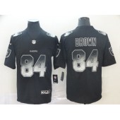 Oakland Raiders #84 Antonio Brown Black Arch Smoke Vapor Untouchable Limited Nike NFL Men Jersey