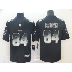 Oakland Raiders #84 Antonio Brown Black Arch Smoke Vapor Untouchable Limited Nike NFL Men Jersey