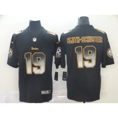 Pittsburgh Steelers #19 JuJu Smith-Schuster Black Arch Smoke Vapor Untouchable Limited Nike NFL Men Jersey