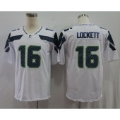 Seattle Seahawks #16 Tyler Lockett White Vapor Untouchable Limited Nike NFL Men Jersey