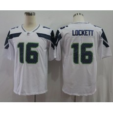 Seattle Seahawks #16 Tyler Lockett White Vapor Untouchable Limited Nike NFL Men Jersey
