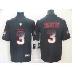Tampa Bay Buccaneers #3 Jameis Winston Black Arch Smoke Vapor Untouchable Limited Nike NFL Men Jersey