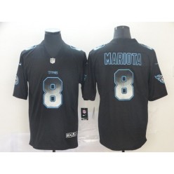 Tennessee Titans #8 Marcus Mariota Black Arch Smoke Vapor Untouchable Limited Nike NFL Men Jersey
