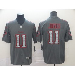 Atlanta Falcons #11 Julio Jones Gray Camo Vapor Untouchable Limited Nike NFL Men Jersey