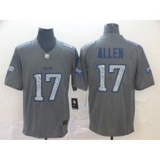 Buffalo Bills #17 Josh Allen Gray Camo Vapor Untouchable Limited Nike NFL Men Jersey