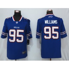 Buffalo Bills #95 Kyle Williams Royal Vapor Untouchable Limited Nike NFL Men Jersey