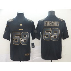 Carolina Panthers #59 Luke Kuechly Black Gold Vapor Untouchable Limited Nike NFL Men Jersey