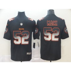 Chicago Bears #52 Khalil Mack Black Arch Smoke Vapor Untouchable Limited Nike NFL Men Jersey
