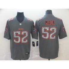 Chicago Bears #52 Khalil Mack Gray Camo Vapor Untouchable Limited Nike NFL Men Jersey