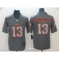 Cleveland Browns #13 Odell Beckham Jr. Gray Camo Vapor Untouchable Limited Nike NFL Men Jersey
