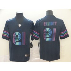 Dallas Cowboys #21 Ezekiel Elliott Navy City Edition Vapor Untouchable Limited Nike NFL Men Jersey