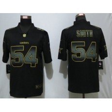 Dallas Cowboys #54 Jaylon Smith Black Gold Vapor Untouchable Limited Nike NFL Men Jersey