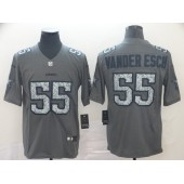 Dallas Cowboys #55 Leighton Vander Esch Gray Camo Vapor Untouchable Limited Nike NFL Men Jersey