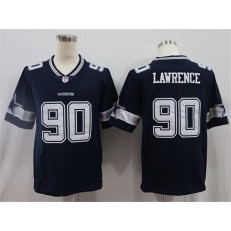 Dallas Cowboys #90 DeMarcus Lawrence Navy Vapor Untouchable Limited Nike NFL Men Jersey