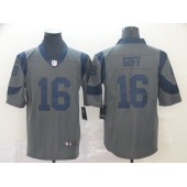 Los Angeles Rams #16 Jared Goff Gray Inverted Legend Limited Nike NFL Men Jersey
