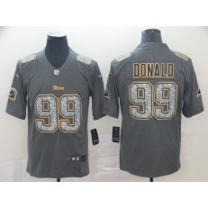 Los Angeles Rams #99 Aaron Donald Gray Camo Vapor Untouchable Limited Nike NFL Men Jersey