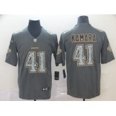 New Orleans Saints #41 Alvin Kamara Gray Camo Vapor Untouchable Limited Nike NFL Men Jersey