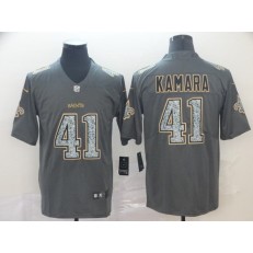 New Orleans Saints #41 Alvin Kamara Gray Camo Vapor Untouchable Limited Nike NFL Men Jersey