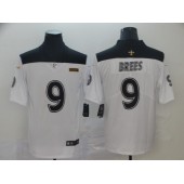 New Orleans Saints #9 Drew Brees White City Edition Vapor Untouchable Limited Nike NFL Men Jersey