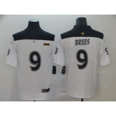 New Orleans Saints #9 Drew Brees White City Edition Vapor Untouchable Limited Nike NFL Men Jersey