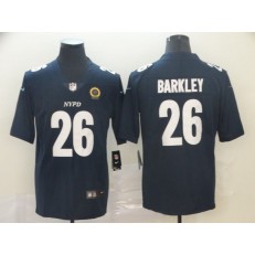 New York Giants #26 Saquon Barkley Navy City Edition Vapor Untouchable Limited Nike NFL Men Jersey