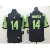 New York Jets #14 Sam Darnold Black City Edition Vapor Untouchable Limited Nike NFL Men Jersey