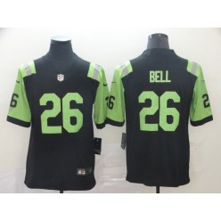 New York Jets #26 Le'Veon Bell Black City Edition Vapor Untouchable Limited Nike NFL Men Jersey