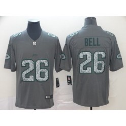 New York Jets #26 Le'Veon Bell Gray Camo Vapor Untouchable Limited Nike NFL Men Jersey