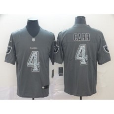 Oakland Raiders #4 Derek Carr Gray Camo Vapor Untouchable Limited Nike NFL Men Jersey