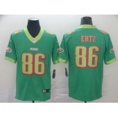 Philadelphia Eagles #86 Zach Ertz Green City Edition Vapor Untouchable Limited Nike NFL Men Jersey