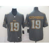 Pittsburgh Steelers #19 JuJu Smith-Schuster Gray Camo Vapor Untouchable Limited Nike NFL Men Jersey