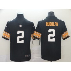Pittsburgh Steelers #2 Mason Rudolph Black Alternate Vapor Untouchable Limited Nike NFL Men Jersey