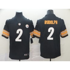 Pittsburgh Steelers #2 Mason Rudolph Black Vapor Untouchable Limited Nike NFL Men Jersey