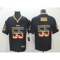 Pittsburgh Steelers #55 Devin Bush Black USA Flash Fashion Limited Nike NFL Men Jersey