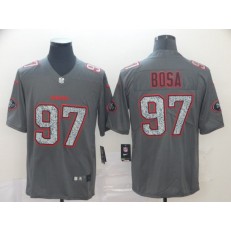 San Francisco 49ers #97 Nick Bosa Gray Camo Vapor Untouchable Limited Nike NFL Men Jersey