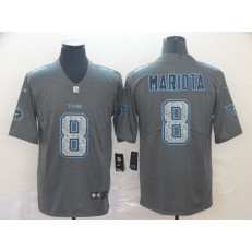 Tennessee Titans #8 Marcus Mariota Gray Camo Vapor Untouchable Limited Nike NFL Men Jersey