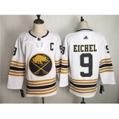 Buffalo Sabres #9 Jack Eichel White 50th Anniversary Adidas NHL Men Jersey