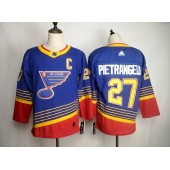 St.Louis Blues #27 Alex Pietrangelo Blue Adidas NHL Men Jersey