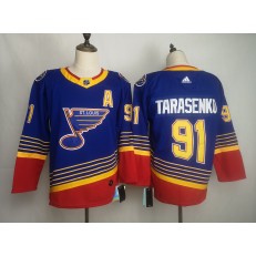 St.Louis Blues #91 Vladimir Tarasenko Blue Adidas NHL Men Jersey