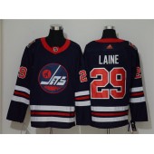 Winnipeg Jets #29 Patrik Laine Navy 2019 Heritage Classic Breakaway Adidas NHL Men Jersey