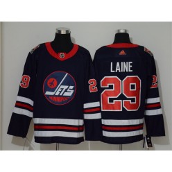 Winnipeg Jets #29 Patrik Laine Navy 2019 Heritage Classic Breakaway Adidas NHL Men Jersey