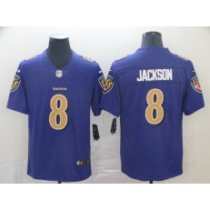 Baltimore Ravens #8 Lamar Jackson Purple Color Rush Limited Nike NFL Men Jersey