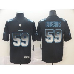Carolina Panthers #59 Luke Kuechly Black Arch Smoke Vapor Untouchable Limited Nike NFL Men Jersey