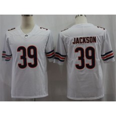 Chicago Bears #39 Eddie Jackson White Vapor Untouchable Limited Nike NFL Men Jersey