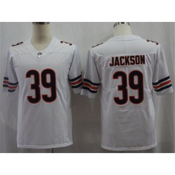 Chicago Bears #39 Eddie Jackson White Vapor Untouchable Limited Nike NFL Men Jersey