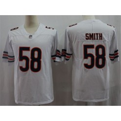 Chicago Bears #58 Roquan Smith White Vapor Untouchable Limited Nike NFL Men Jersey